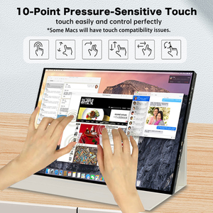 External Laptop Ultra Thin QHD 16:10 PC LCD Touch Screen IPS Display <strong>Computer</strong> Extra Wide Portable 2K Gamer Gaming 144Hz <strong>Monitor</strong> - Product Image 2