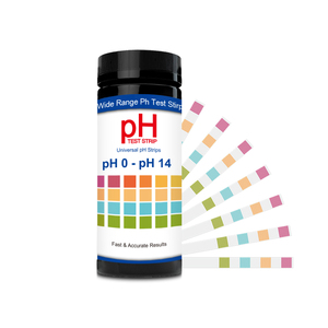 Manual pH <strong>Test</strong> Strips Kit 4.5-9.0/0-14 Range Visual Acuity Examination Apparatus Plastic Material for Urine and Water PH <strong>Test</strong> - Product Image 1