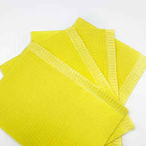 Giá Rẻ 3ply Đen Dùng Một Lần Nhựa Nha Khoa Yếm Tạp dề Y Tế Hàng Tiêu Dùng Không Thấm Nước Bảng Bao Gồm Yếm Nha Khoa Dùng Một Lần - Product Image 1