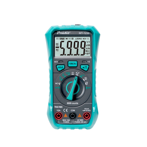 Pro'skit MT-1236มัลติมิเตอร์แบบดิจิทัลพร้อมไฟ LED ทดสอบการตรวจจับอุณหภูมิ NCV สำหรับการเรียนการสอนและการวิจัยในเอเชีย - Product Image 1