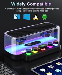 ラウドBT 5.0スピーカー強化Bass-Z6ポータブルワイヤレスサブウーファー防水デザインプールパーティーキャンプ & デスクトップ用 - Product Image 6