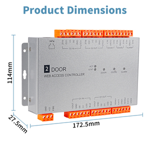 <strong>TCP</strong> <strong>IP</strong> Web Server 2 Door <strong>Access</strong> <strong>Control</strong> <strong>Access</strong> <strong>Control</strong> Panel with PC Management Software - Product Image 5