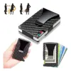 2023 Newest design Carbon Fiber RFID blocking Minimalist Sli