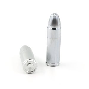 Promo giveaway Quà Tặng vật liệu kim loại phẳng USB Stick bí mật USB Flash Drive Bullet hình dạng Bộ nhớ đĩa 8GB - Product Image 2