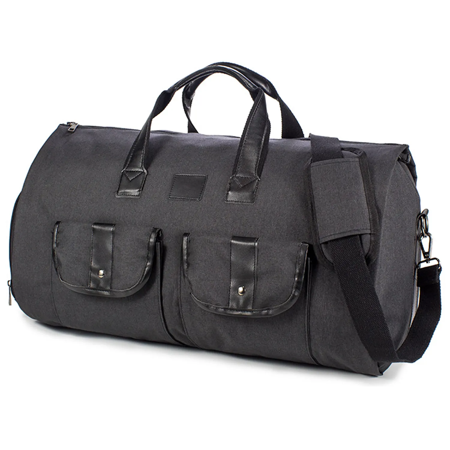 थोक फैशन व्यापार यात्रा बैग कस्टम लोगो परिवर्तनीय फोल्डेबल परिधान बैग पैदल चलने वाले वाटरप्रूफ ऑक्शफोर्ड सूट बैग