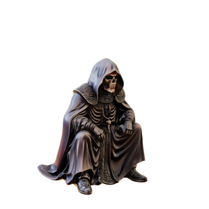 Manufacturer Wholesale 3d Figurine Manufacturers <strong>God</strong> of Death Satan Religious Resin Statue Custom Figure Figurines