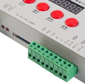 K-1000C UCS2904RGBW GS8208 SK6812RGBW WS2811 DMX светодиодный контроллер 1536 пикселей DC5-24V адресуемые программируемые диммеры - Product Image 5