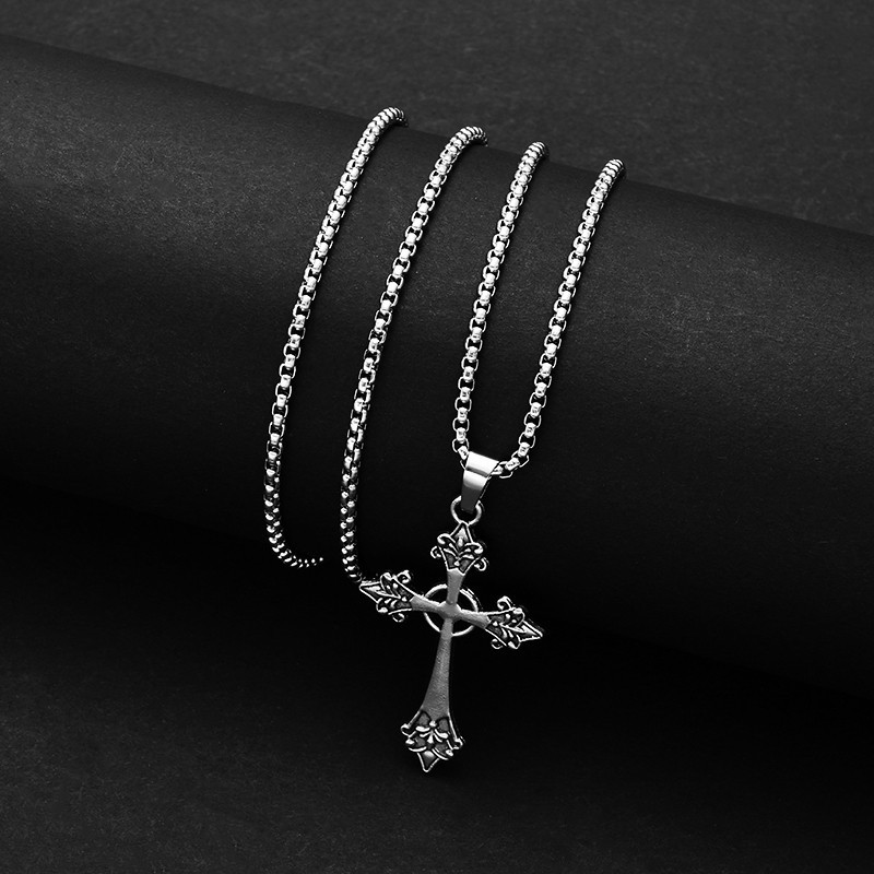 Flower pattern cross