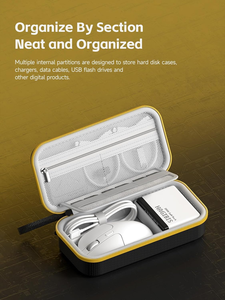 Điện tử tổ chức đi du lịch trường hợp Túi EVA vỏ cứng PU không thấm nước chống sốc xách tay mang Pouch - Product Image 5