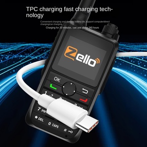 Android Zello Walkie-Talkie 5000km Ran 4G LTEPOCネットワーク2W出力電力GPSハンドヘルド双方向FM変調ラジオカーSIMカード - Product Image 4