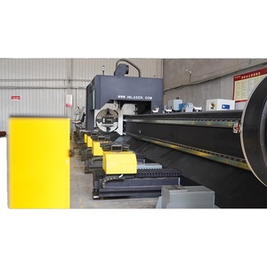 12m che carica la tagliatrice del tubo del laser della fibra di scarico 12m per il tubo del metallo grande dimensione - Product Image 6