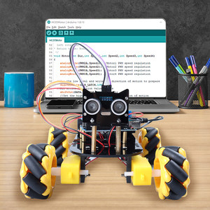 Smart Robot Car Kit für die R3-Projektprogrammierung mit Mecanum Wheels Upgrade Uno R3 DIY Self-Building Electronics Kit Code