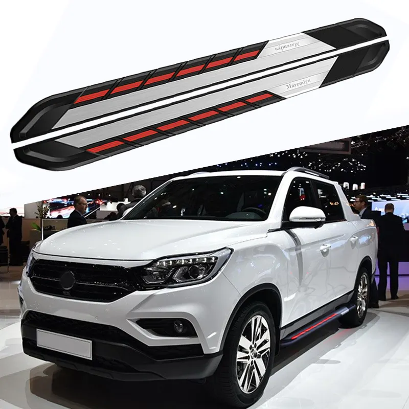 Maremlyn produttore SUV in lega di alluminio pedana laterale personalizzata per Ssangyong Musso accessori per auto