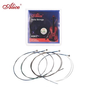 Alice A903 Universal conjunto completo (A-D-G-C) Viola cuerdas de núcleo de acero de aleación de cuerda 4 unids/set - Product Image 5