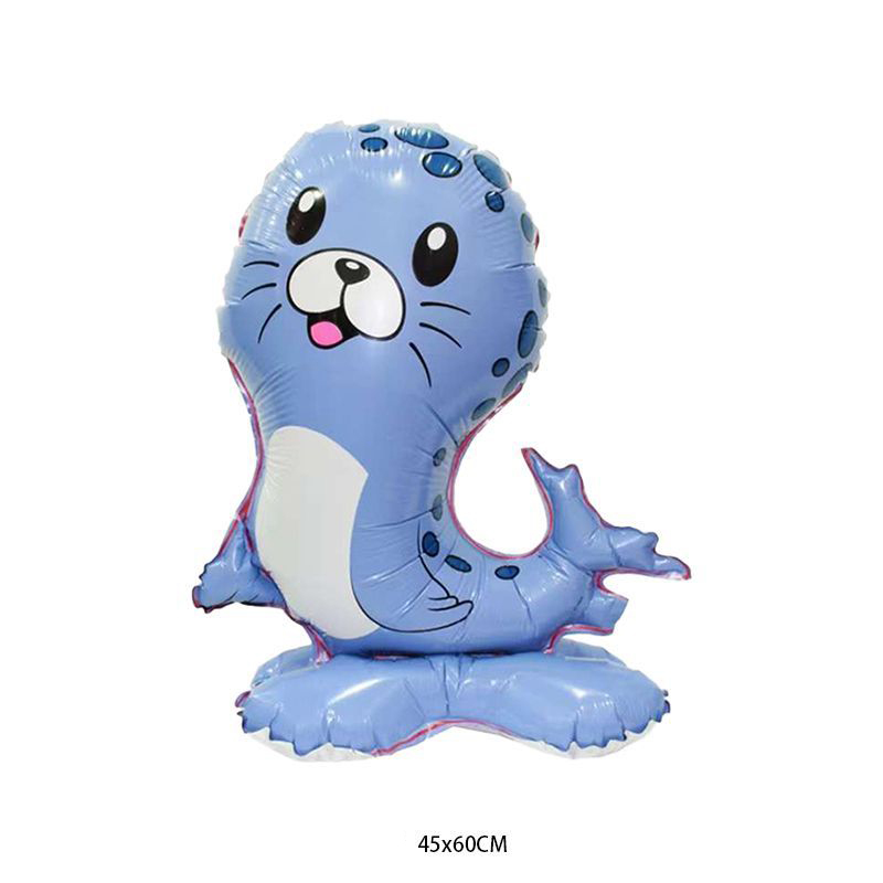 Standing seal pup