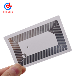 Chenxin 13.56MHZ 86*54mm Credit Card Size <strong>I</strong> <strong>Code</strong> Slix Wet <strong>Inlay</strong> RFID Library Tag