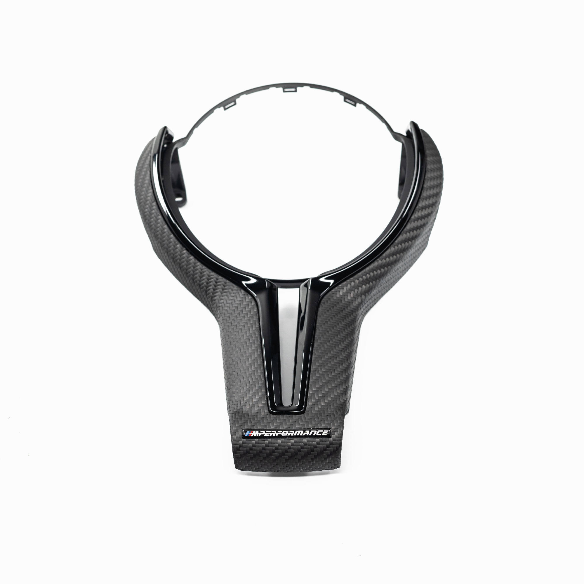 Carbone mat + insert noir + logo M Performance