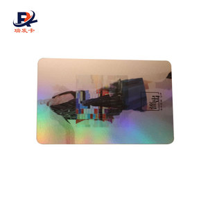 CR80 85.5 * 54毫米定制激光光面完成全息pvc卡全彩色印刷 - Product Image 6