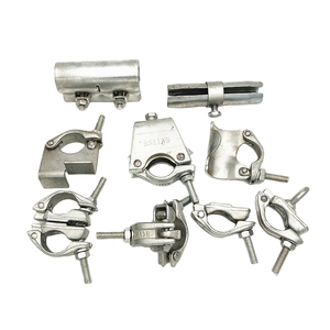 Piezas de andamio Tipos galvanizados de abrazaderas de andamio para tubería En 74 Acoplador de andamio fijo y giratorio duradero - Product Image 4