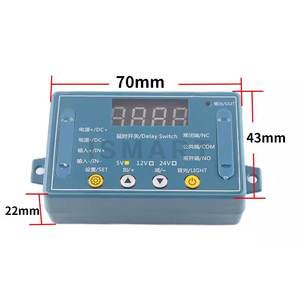 DC 5V 12V 24V 10A modulo relè di ritardo regolabile con custodia 32 modalità LED Digital timing Trigger Timer interruttore di controllo Pulse - Product Image 6