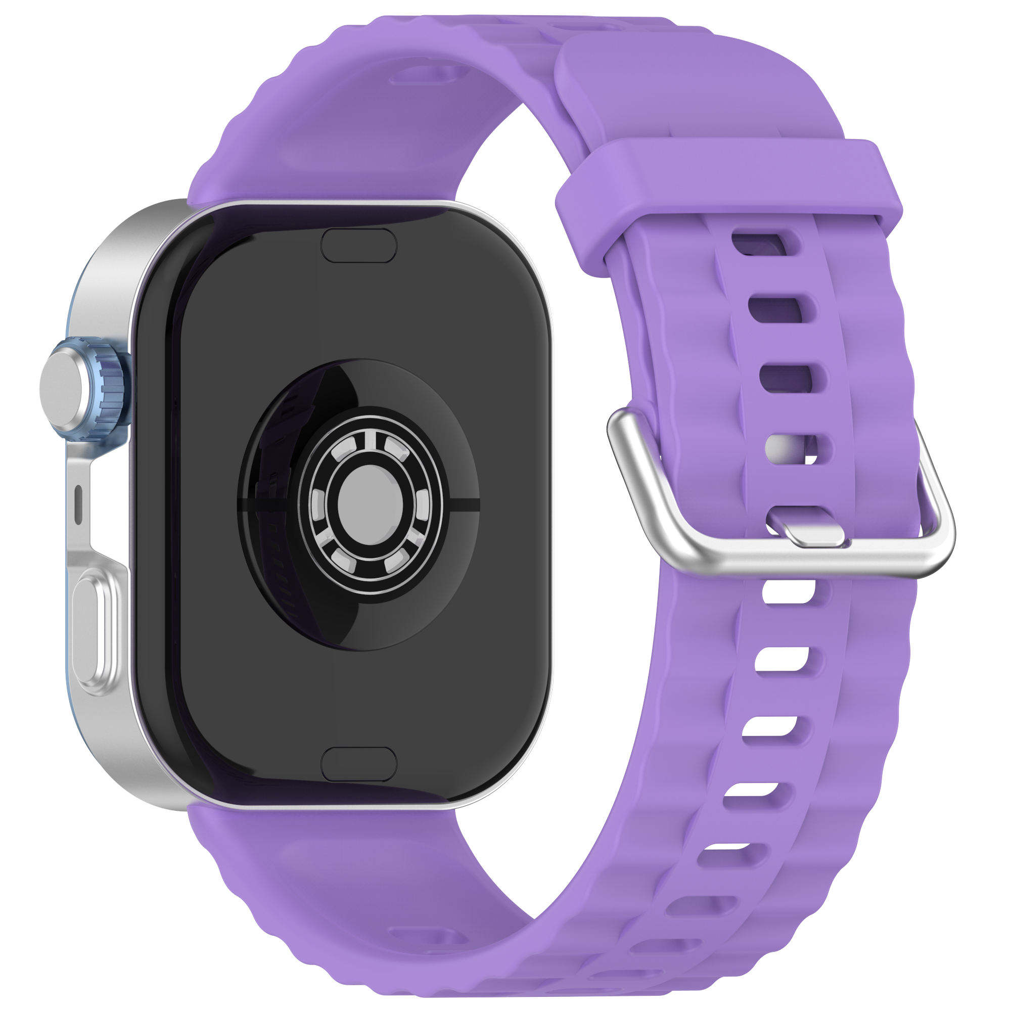 4#Purple+Silver Buckle