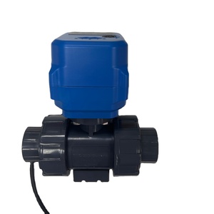 带T型L-Type1/2英寸1英寸DC24V电源球结构的三通UPVC电动阀OEM可定制 - Product Image 6