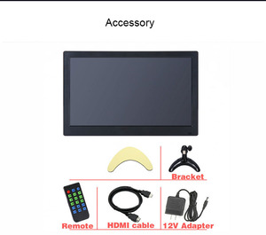 Portable <strong>Small</strong> HDM <strong>Monitor</strong> 12 &quot; TFT <strong>LCD</strong> Screen CCTV Display USB HDM VGA AV <strong>BNC</strong> Audio Remote Control for Security Camera - Product Image 6