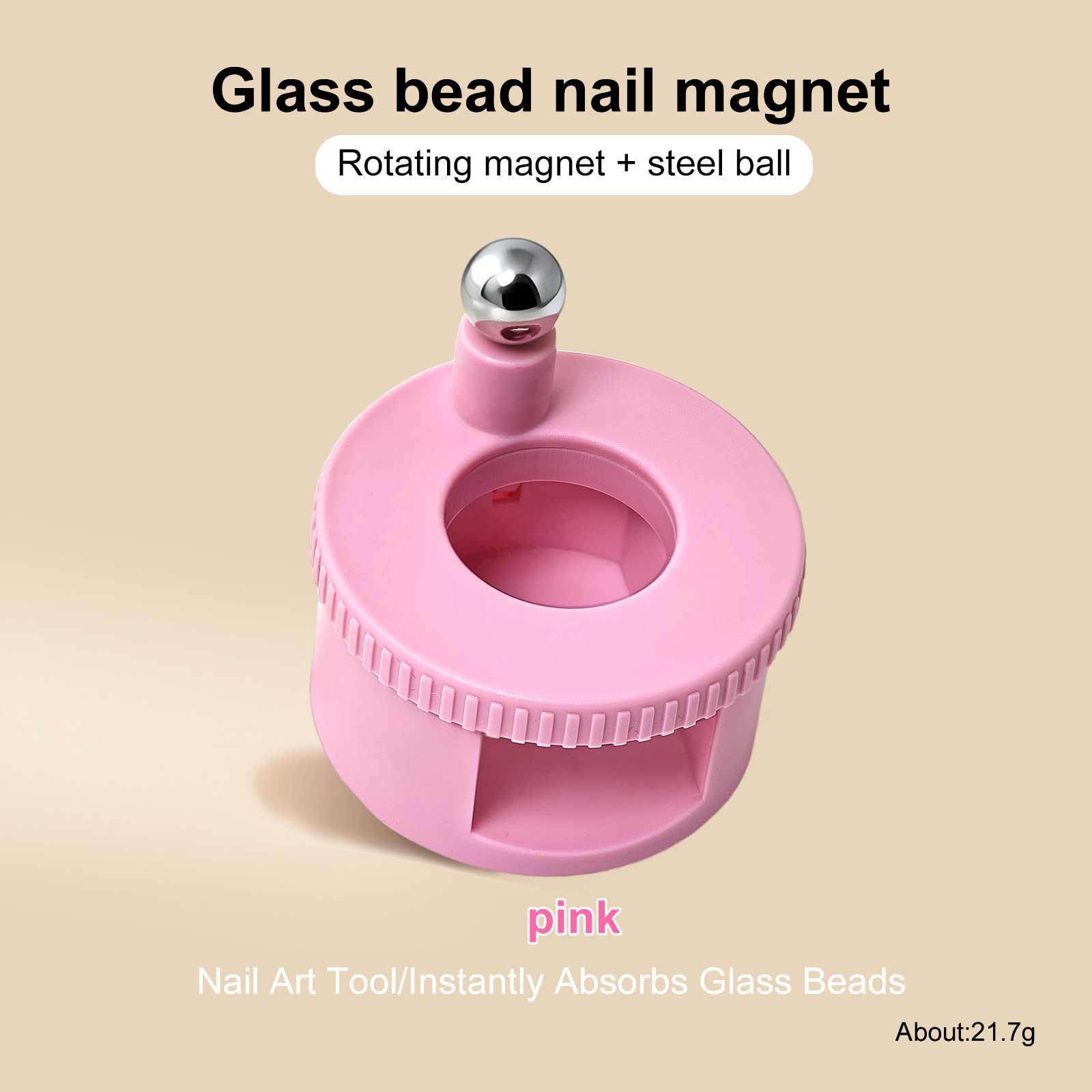 Bille en acier rose + 10 mm