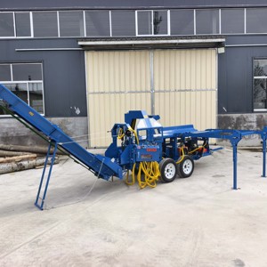 Bộ xử lý gỗ củi xử lý log <span class=keywords><strong>Splitter</strong></span> củi Máy chế biến 30 tấn với chian ăn bảng - Product Image 2