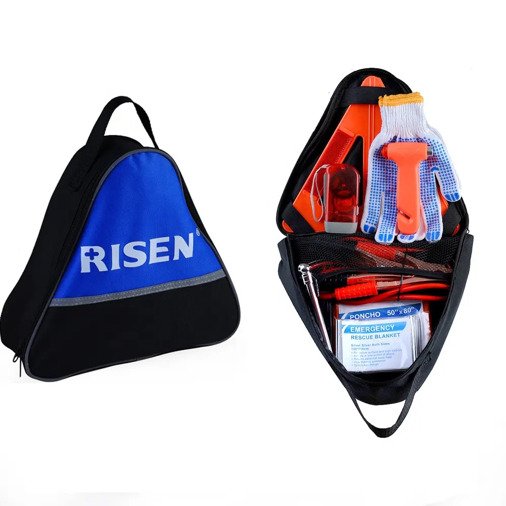 Accessori personalizzati Kit di sicurezza per la sopravvivenza dell'auto SOS OEM borsa di emergenza laterale per la strada da viaggio Kit di strumenti per la riparazione dell'auto