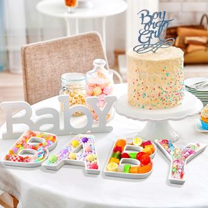 モダンスタイル<span class=keywords><strong>A</strong></span>〜Z26文字の料理キャンディースナック前菜キャンディーセラミックサービング料理