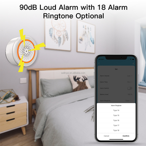RTS-Sistema de seguridad inteligente para el hogar, sensor de sirena inteligente, sonido de 90dB, alarma de luz, vida inteligente, Tuya, WiFi, equipo eléctrico audible - Product Image 3