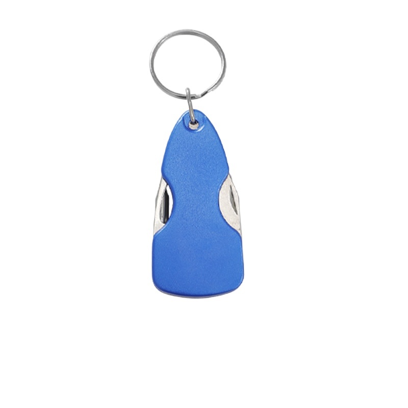Porte-clés couteau sans lampe de poche bleu