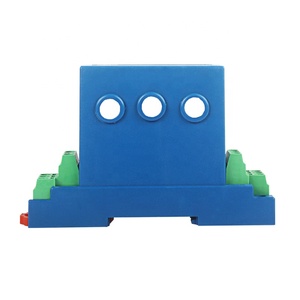 Trasmettitore di corrente CA trifase 1A 5 a10a 50A a 4-20mA 0-10V uscita DC24V 4mm convertitore di segnale isolato di corrente perforato - Product Image 6
