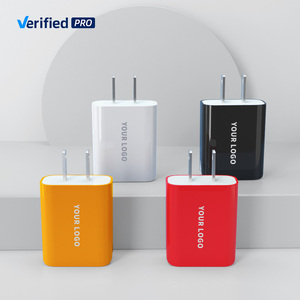 TKT Immediate Shipment <strong>Red</strong> 20W Ultra-Thin Dual Port USB Charger QC3.0 Smart Mobile Device Charging Current PD Function US Plug - Product Image 2
