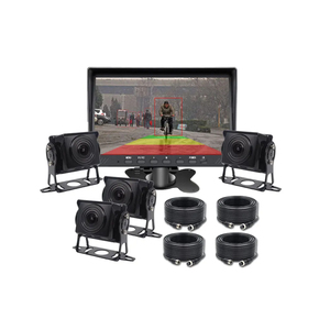 Sistema BDS de 7 pulgadas, Monitor de advertencia de detección de peatones para vehículos, cámara de marcha atrás, pantalla DVR de 4 canales, Kit de detección de punto ciego para - Product Image 1