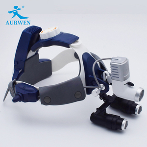 AURWEN Loupe manuelle éclairante tout-en-un Clip Insert Phare médical Binoculaire Chirurgie ORL dentaire Combine Loupe - Product Image 3