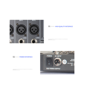 Mezclador profesional, interfaz de audio, consola de transmisión usb, mezclador de audio de 12 canales - Product Image 3