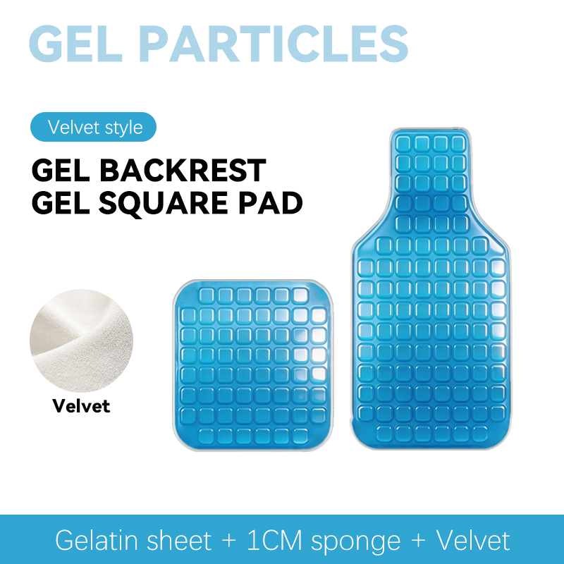Gelatin sheet + 1CM sponge + Velvet