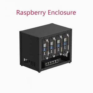 Ahududu Pi küme için yükseltilmiş tam muhafaza, Pi 4B, 3B +/3B ve diğer B modeli ile uyumlu, ev 4'e kadar - Product Image 2