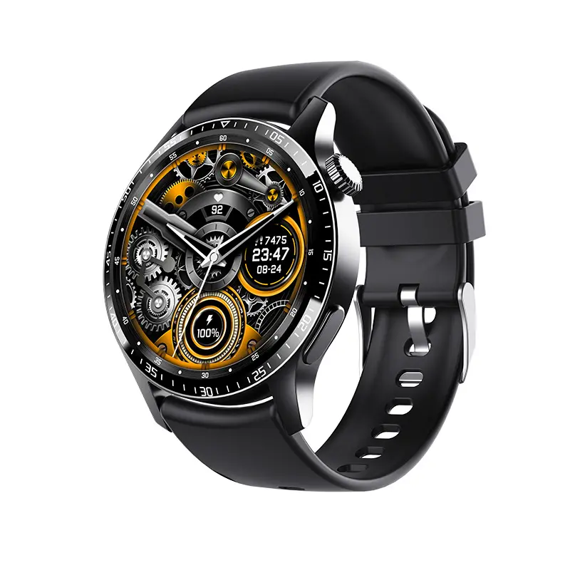 Novo F207 teste de açúcar no sangue smartwatch aparência de metal smartwatch bluetooth falar pulseira esportiva