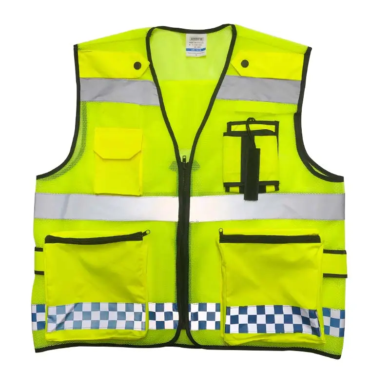 ANT5 Mesh nefes Hi Vis emniyet giyim erkekler kadınlar için yüksek görünür reflektör ceketler açık gece koruyucu