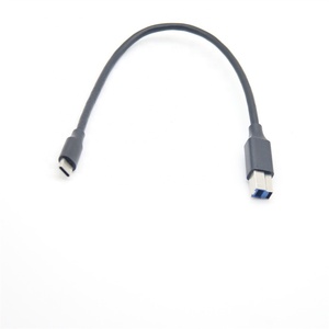 A-B USB 3.0 USB C M ไปยัง BM สายเคเบิลสำหรับเครื่องพิมพ์ข้อมูลความเร็วสูง Usb3.0ตัวผู้ไปยังตัวผู้1ม. Type C - Product Image 2
