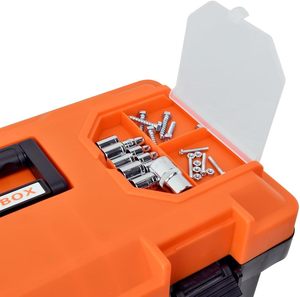 工具箱19英寸塑料外壳定制标志多功能托盘金属工具箱 - Product Image 3