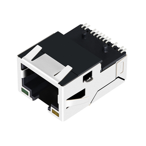 7498011122 Tab Up yan giriş yüzey dağı orta <span class=keywords><strong>Pcb</strong></span> Jack 10/100 base-t SMT RJ45 konnektörü ile Led