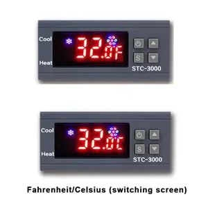 Controlador de temperatura digital para microordenador, interruptor de control de temperatura del termostato, 110-220V, 12V, 24V - Product Image 3