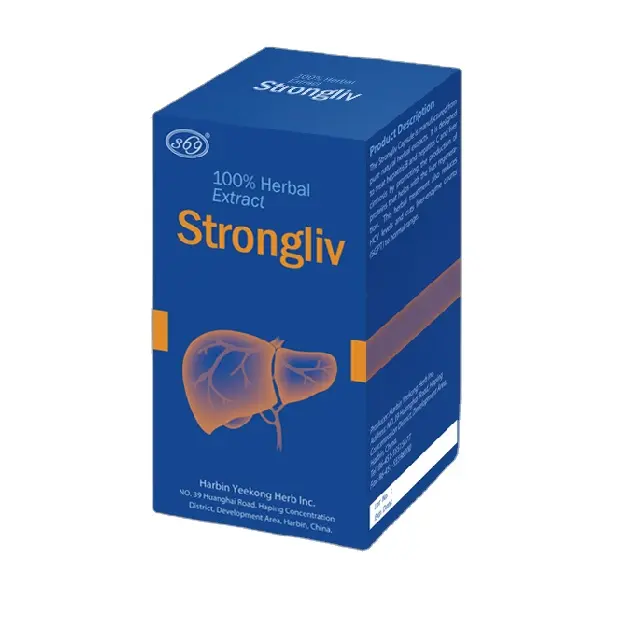 Strongliv capsula di disintossicazione del fegato salute a base di erbe protegge il prodotto del fegato OEM/ODM