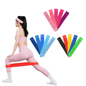 Mini banda de resistencia con logotipo personalizado, conjunto de bandas de bucle de Fitness de 5 niveles de alta elasticidad para ejercicio de Yoga de botín de cadera - Product Image 3