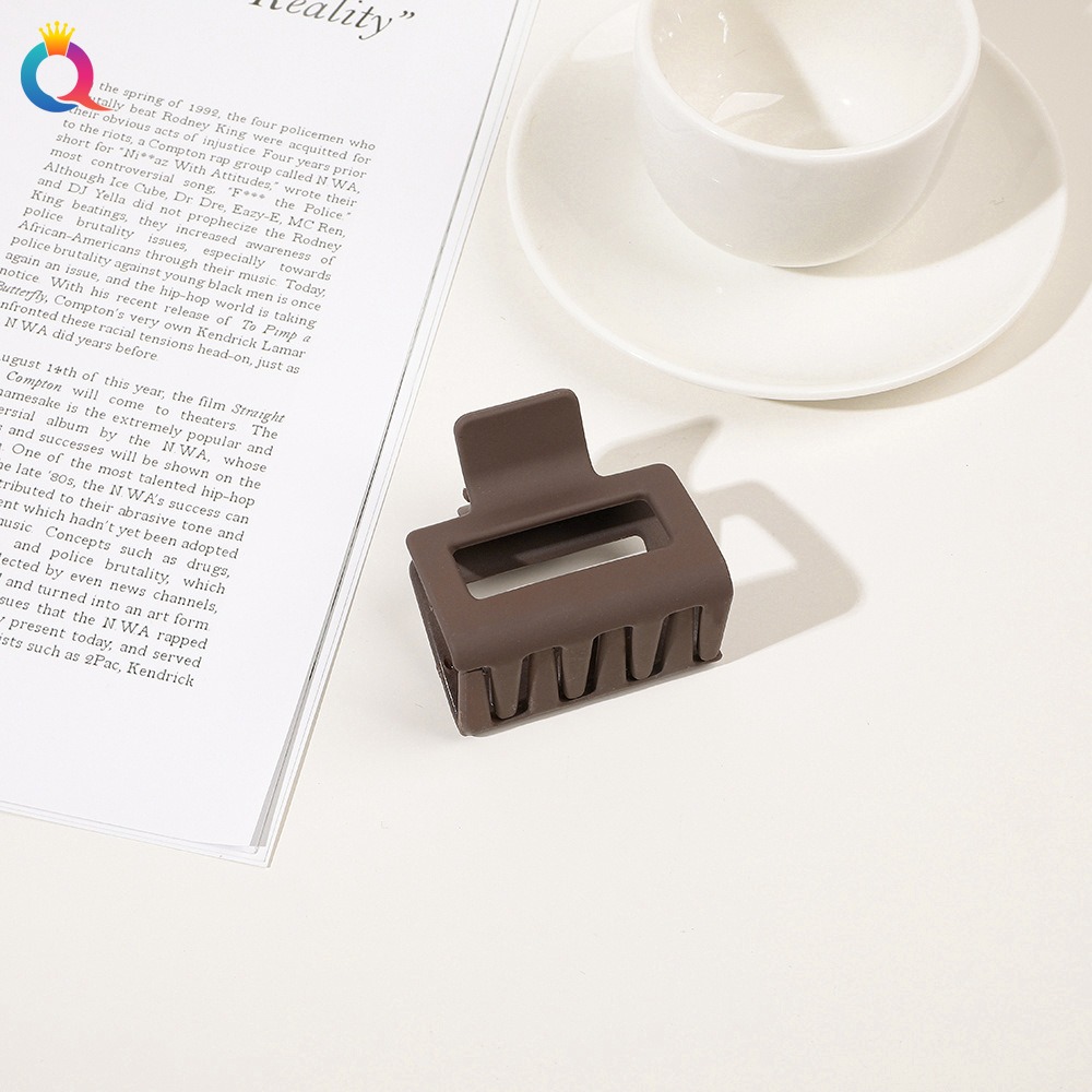 Cuadrado de 5 cm - Café oscuro esmerilado