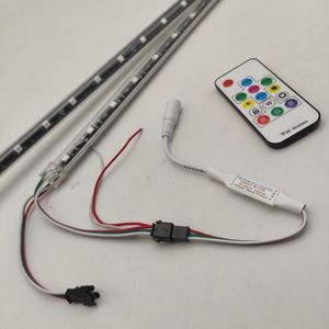 DMX5 Controller programmabile 5m Club decorativo RGB LED Pixel Tube WS2811 RGB Fullcolor meteorite tubo pioggia paesaggio IP67 PCB PC